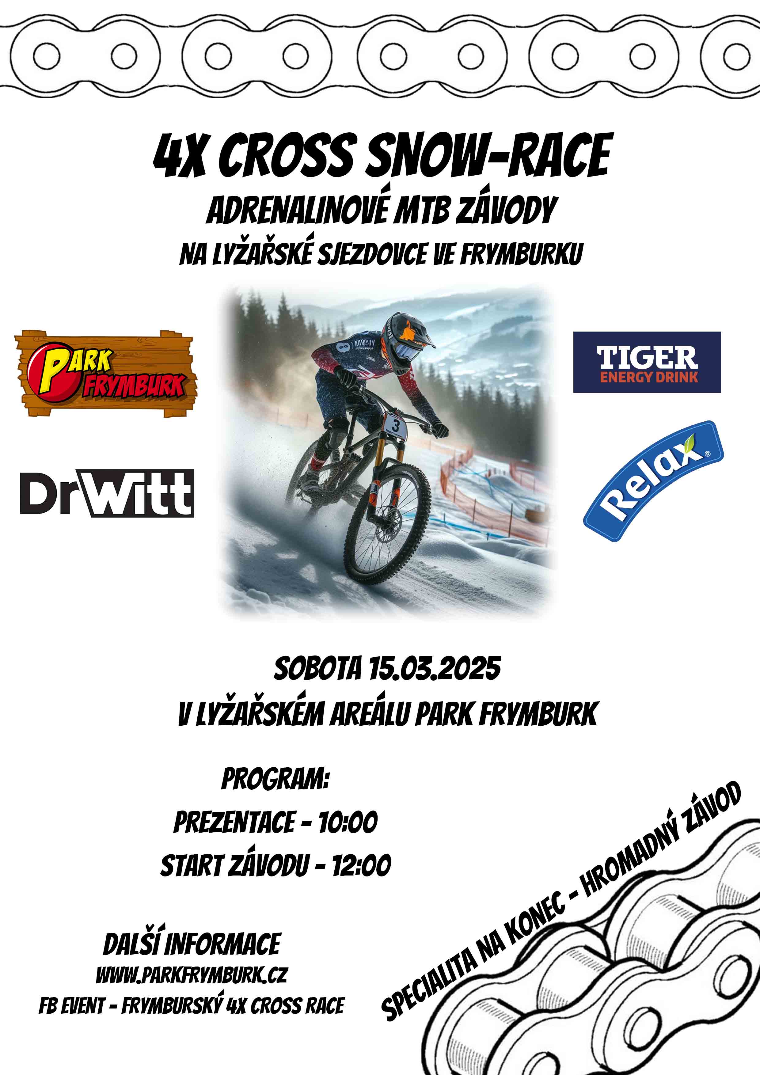 4 cross snow race